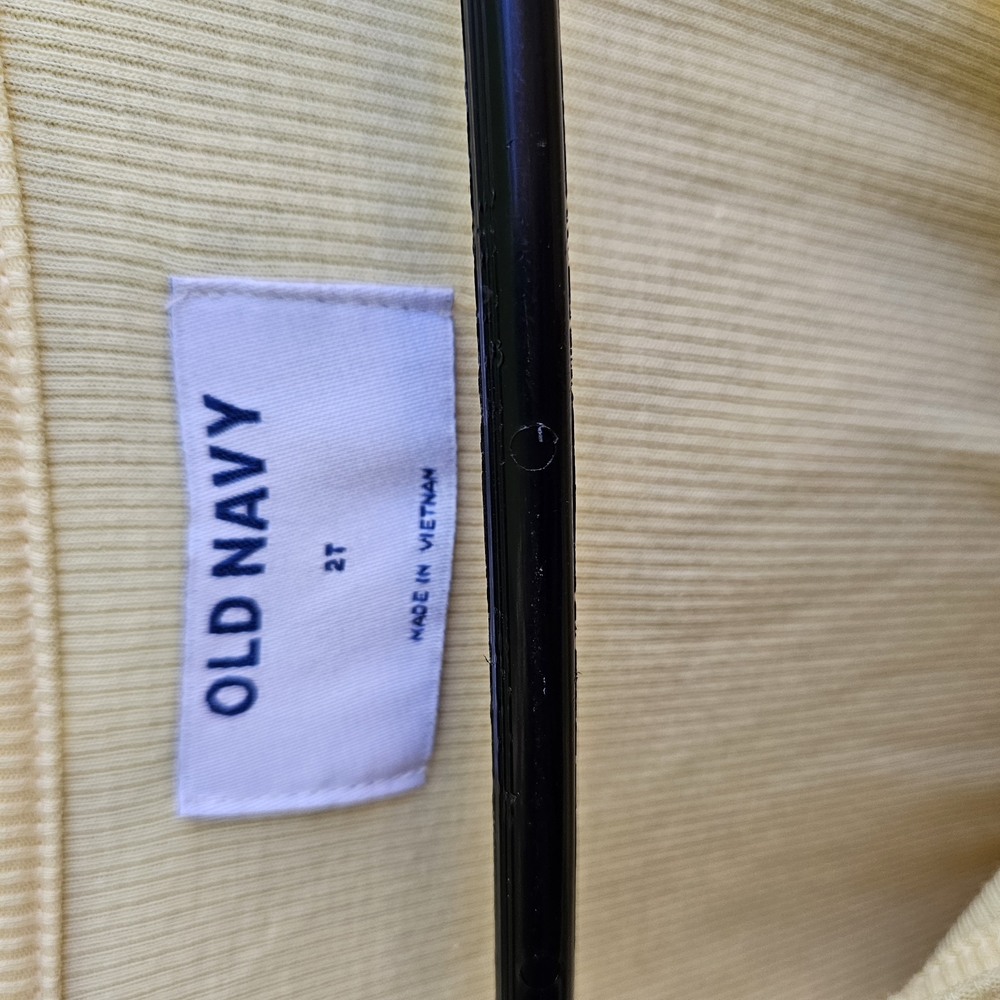 Old Navy Yellow Striped Shirt